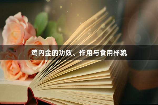 鸡内金的功效、作用与食用样貌
